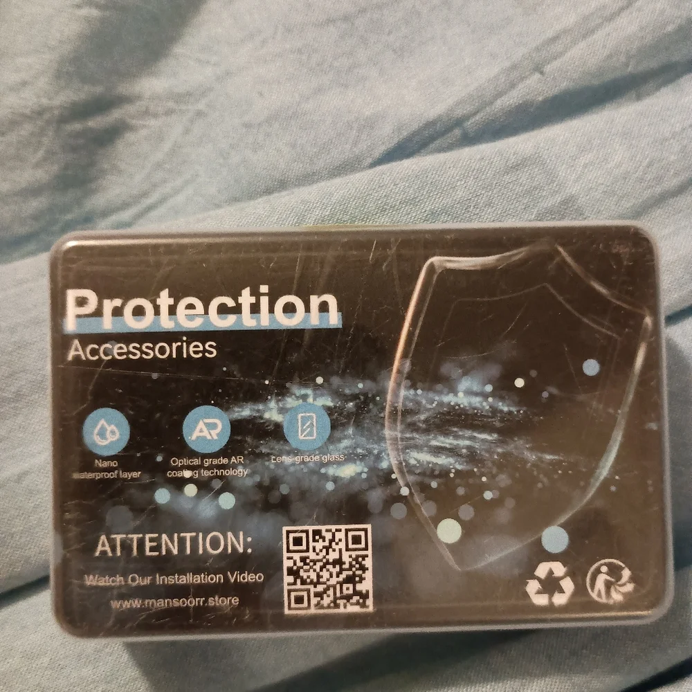NIP Mansoorrfor iPhone 15 Pro/iPhone 15 Pro Max Camera Lens Protector